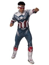 CAPTAIN AMERICA ADULT COSTUME (STANDARD SIZE)
