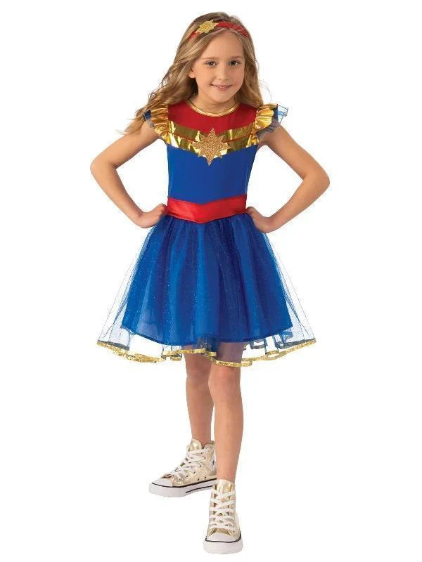 CAPTAIN MARVEL TUTU CHILD COSTUME (4-6 YEARS)