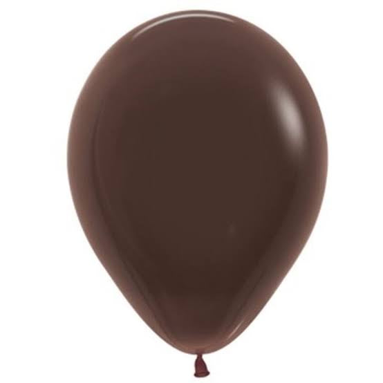 SEMPERTEX FASHION CHOCOLATE 30CM LATEX BALLOONS (PACK OF 25)
