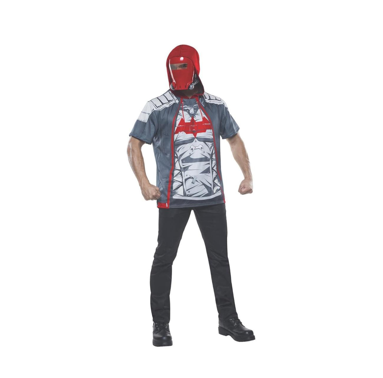 JUSTICE LEAGUE RED HOOD COSTUME TOP (SIZE SMALL)