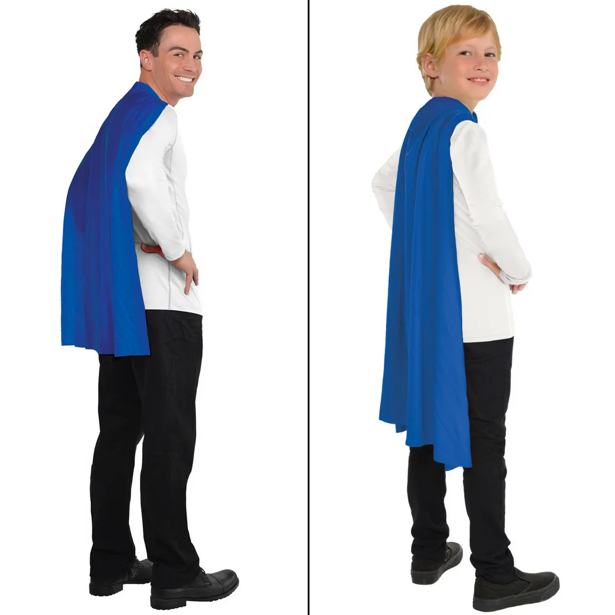 BLUE CAPE - FITS KIDS & ADULTS