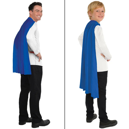 BLUE CAPE - FITS KIDS & ADULTS