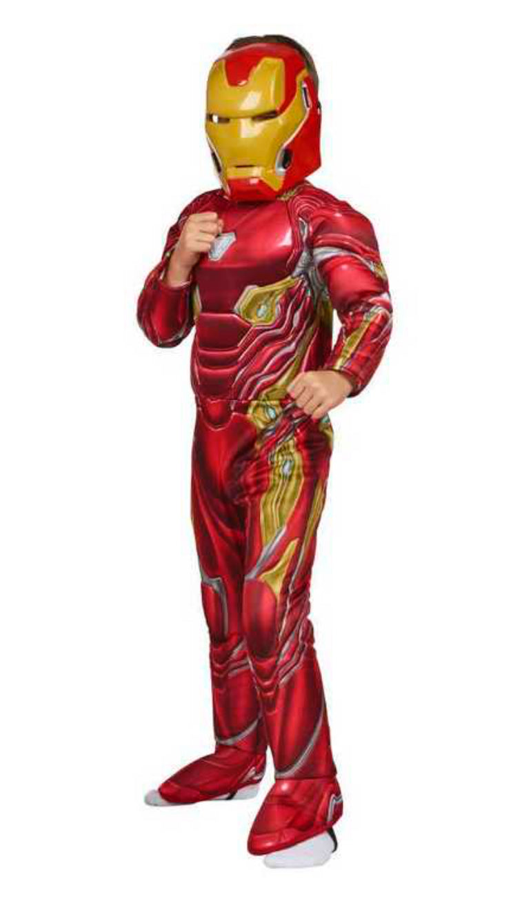 MARVEL IRON MAN DELUXE INFINITY WAR COSTUME (8-10 YEARS)