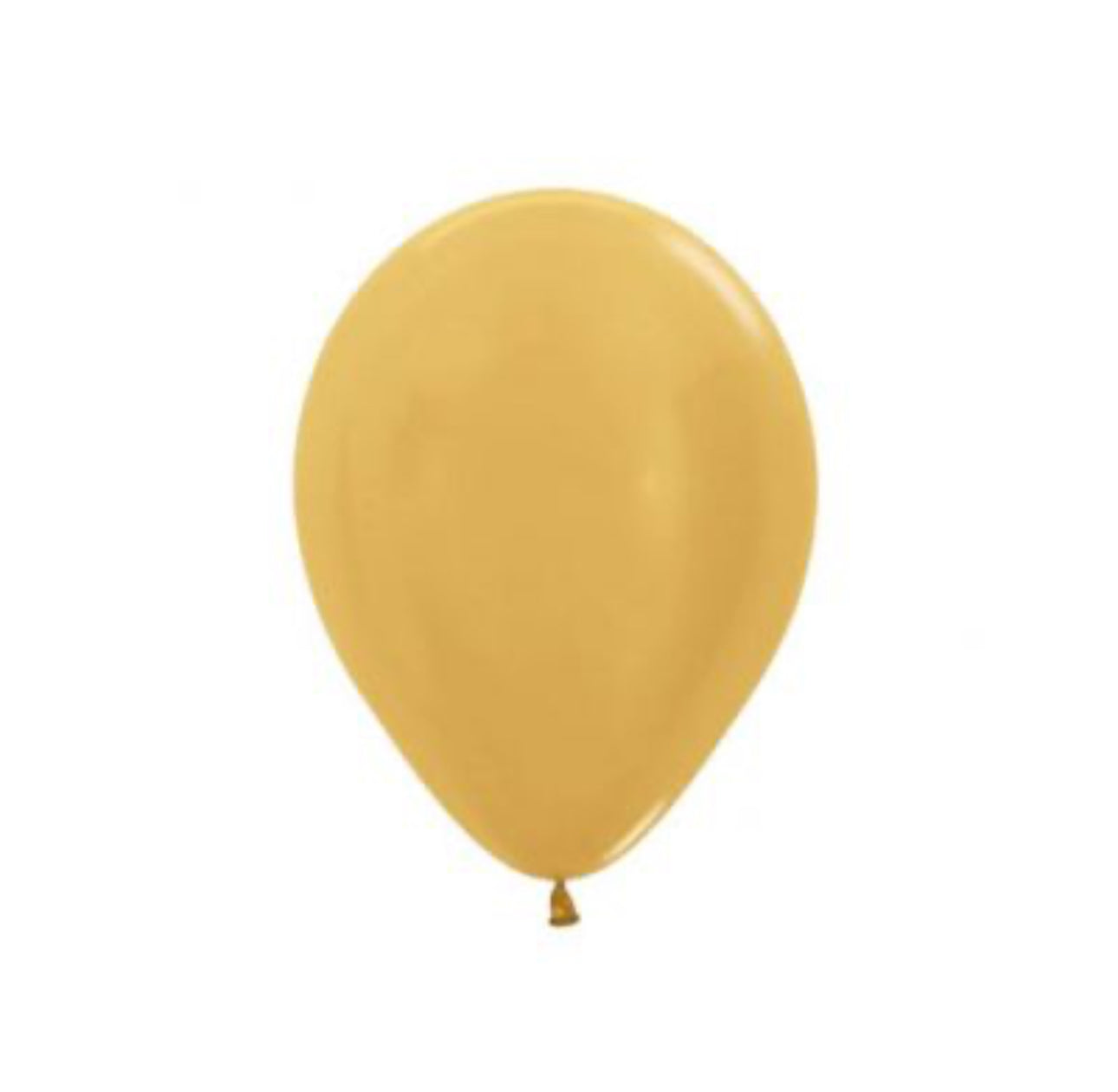 SEMPERTEX REFLEX GOLD 30CM LATEX BALLOONS (PACK OF 50)