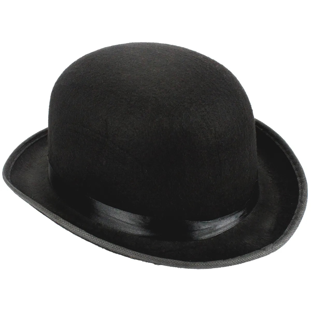 BLACK BOWLER HAT ADULT