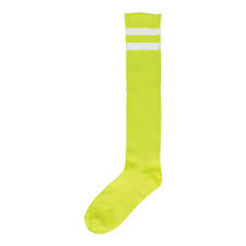 LIME GREEN KNEE HIGH SOCKS