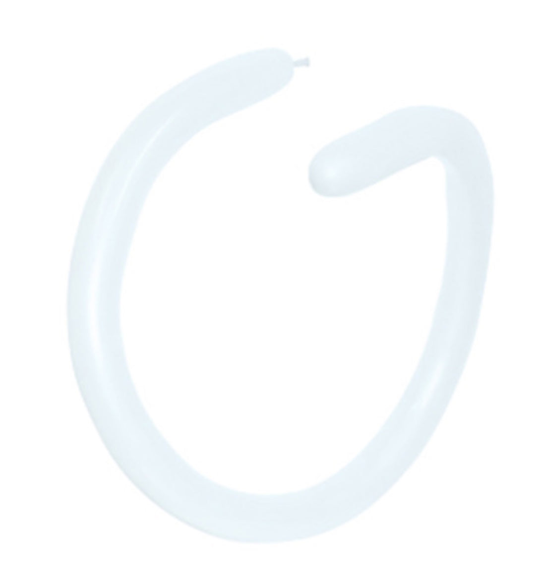 260S SEMPERTEX FASHION WHITE MODELLING LATEX BALLOONS (PACK OF 100)