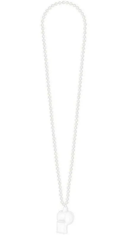 WHITE WHISTLE ON CHAIN