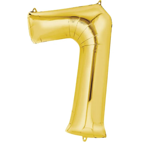 GOLD FOIL 7 BALLOON 86CM