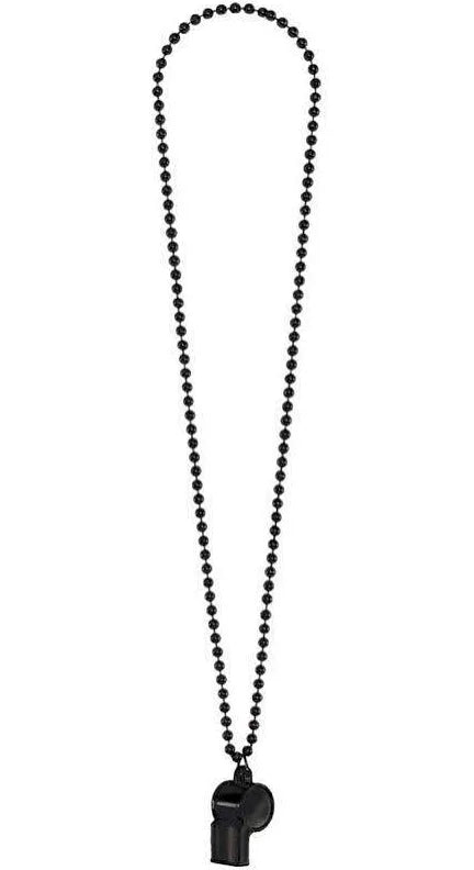 BLACK WHISTLE ON CHAIN
