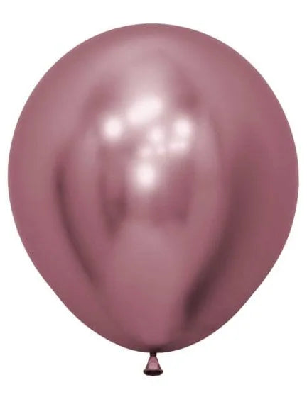 SEMPERTEX REFLEX PINK 45CM LATEX BALLOONS (PACK OF 6)