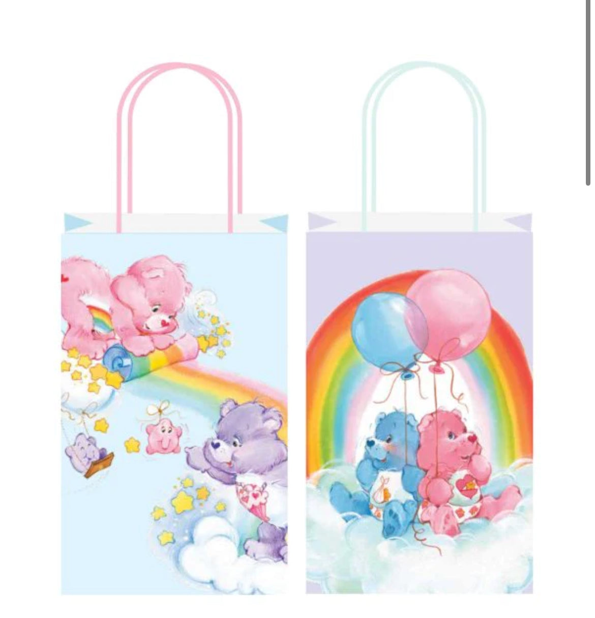 Care bear treat bags