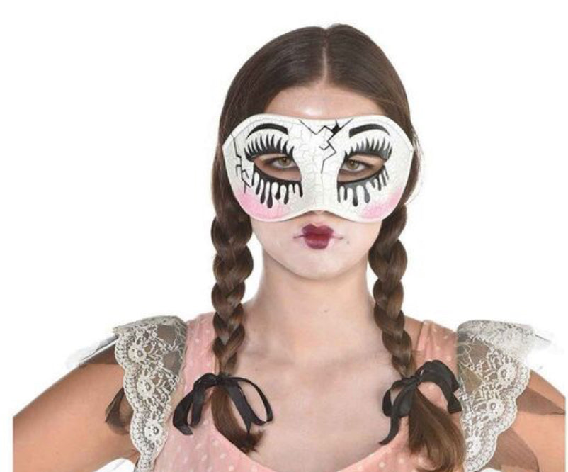 Creepy doll eye mask