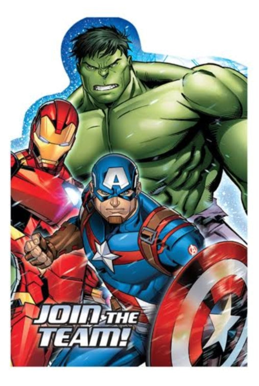 Avangers Postcard Invitations 8pcs