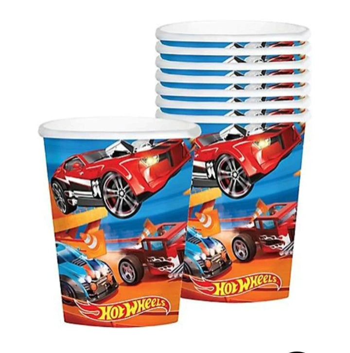 Hot Wheels Paper Cups