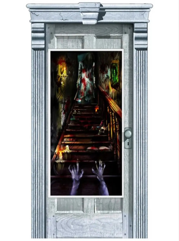 Haunted Mansion Door Decoration