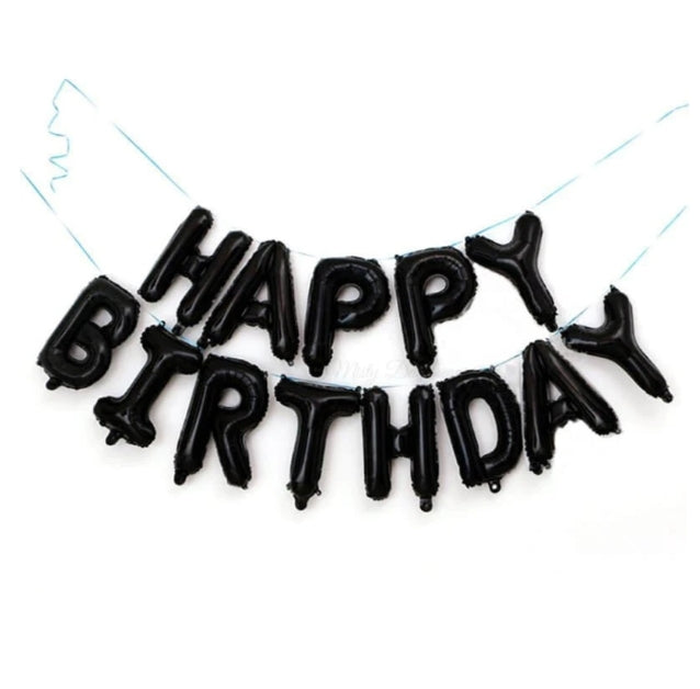 HB Black Foil Balloon