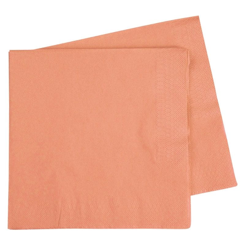 FS PASTEL PEACH LUNCH NAPKINS (PACK OF 40)