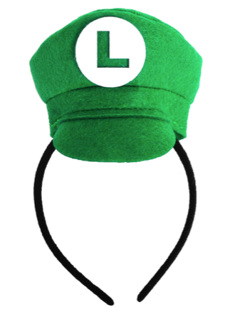 PLUMBER HAT HEADBAND - green
