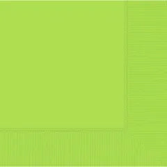 KIWI GREEN LUNCHEON NAPKINS / SERVIETTES (PACK OF 20)