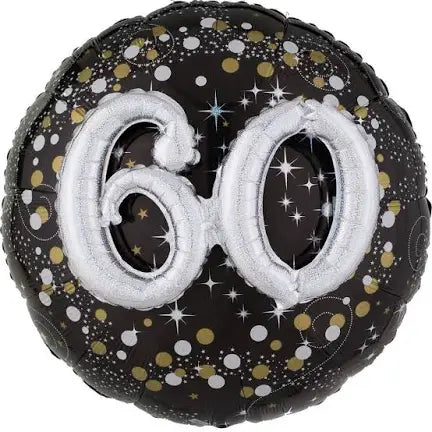 3D 60TH SUPERSHAPE FOIL BALLOON