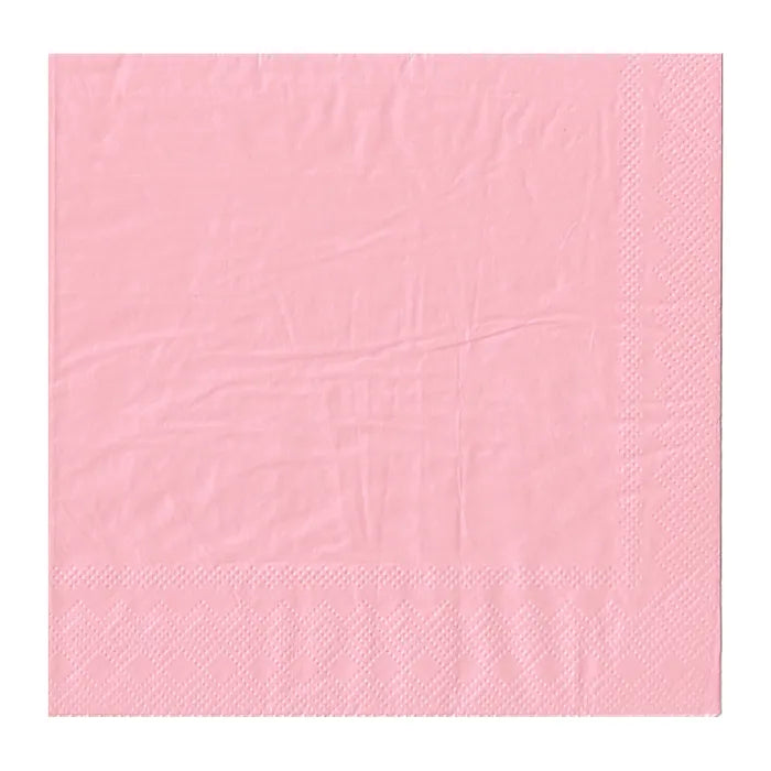NEW PINK LUNCHEON NAPKINS / SERVIETTES (PACK OF 20)