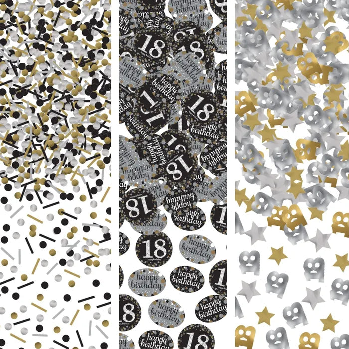 SPARKLING CELEBRATION 18TH BIRTHDAY CONFETTI/TABLE SCATTERS