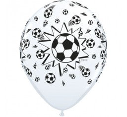 Soccer Ball Printed Balloons (5 pack)