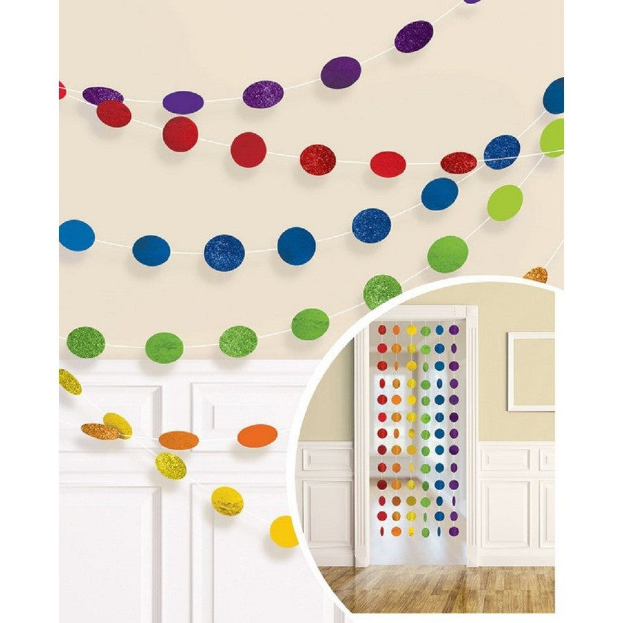 6 DOT GARLAND - RAINBOW