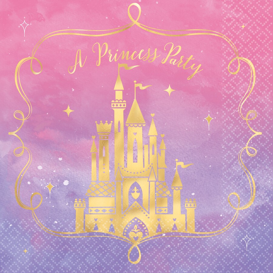 Disney Princess Large Napkins - 16 pack
