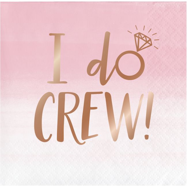 I DO CREW NAPKINS - PK16