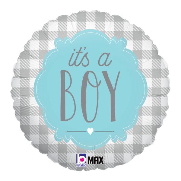 BOY BUFFALO PLAID FOIL