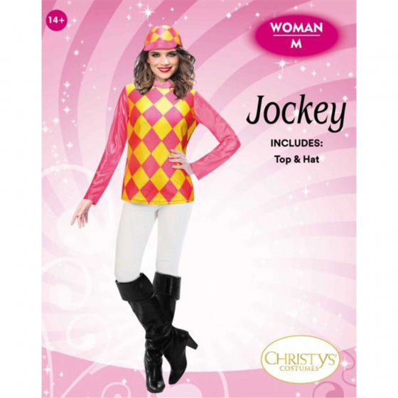 MELBOURNE CUP LADIES JOCKEY COSTUME (LARGE/XLARGE)