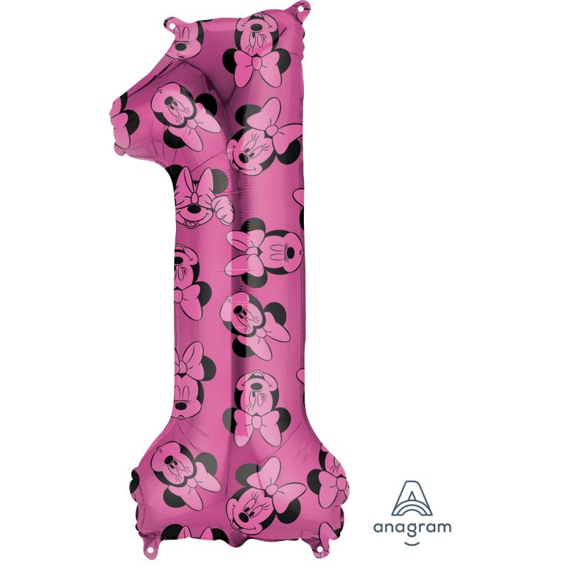 SUPERSHAPE MINNIE MOUSE FOREVER NUMBER 1 L35