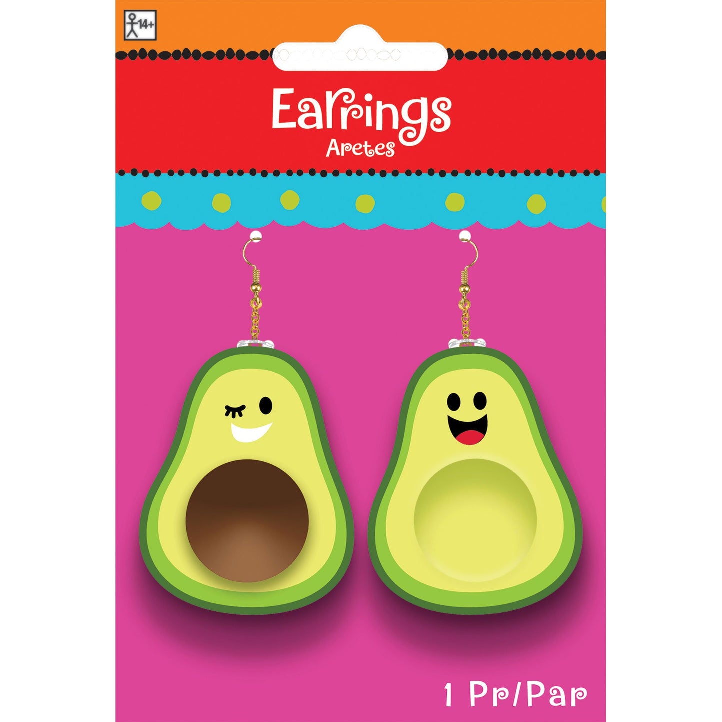 Picado De Papel Avocado Earrings
