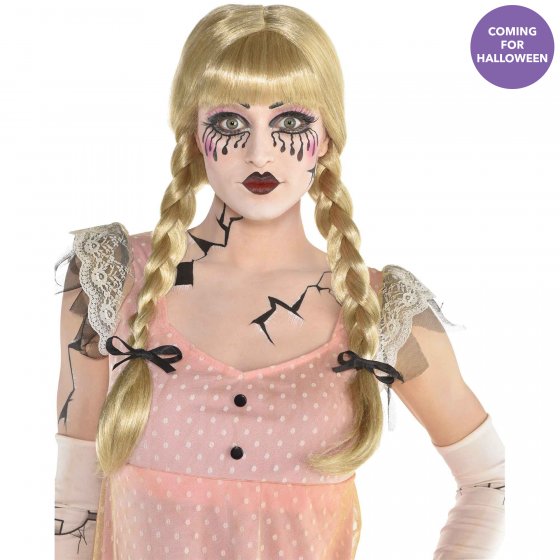 Creepy Doll Braided Wig