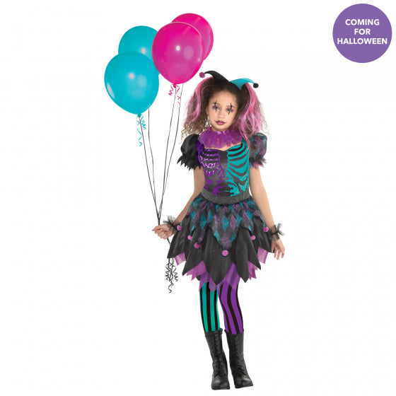 Costume Haunted Harlequin Girls 12-14 Years