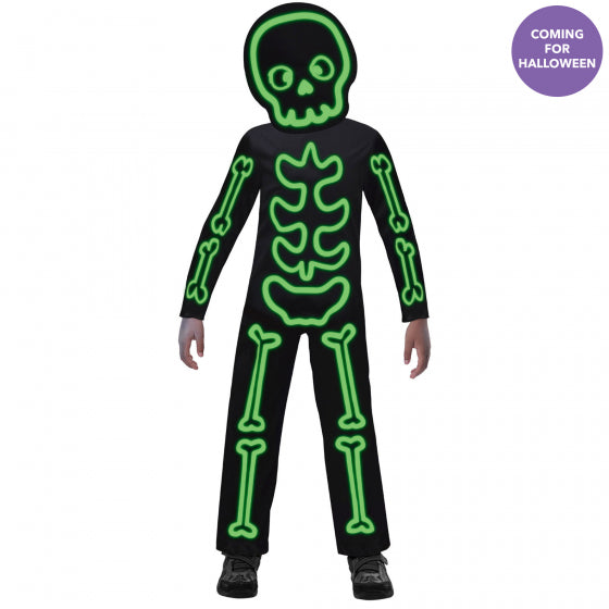 Costume Glow in the Dark Stick Skeleton 8-10 Years