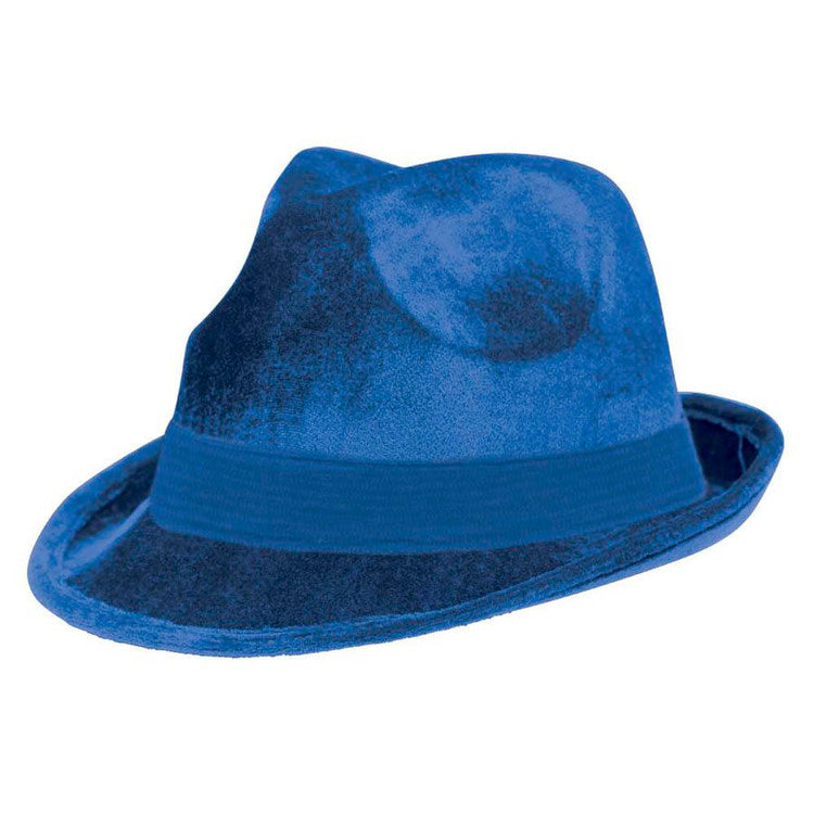 BLUE FEDORA HAT