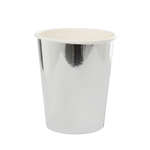 FS PAPER CUP METALLIC SILVER 260ML 10PK