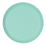FS PAPER ROUND DINNER PLATE 9" MINT GREEN 10PK