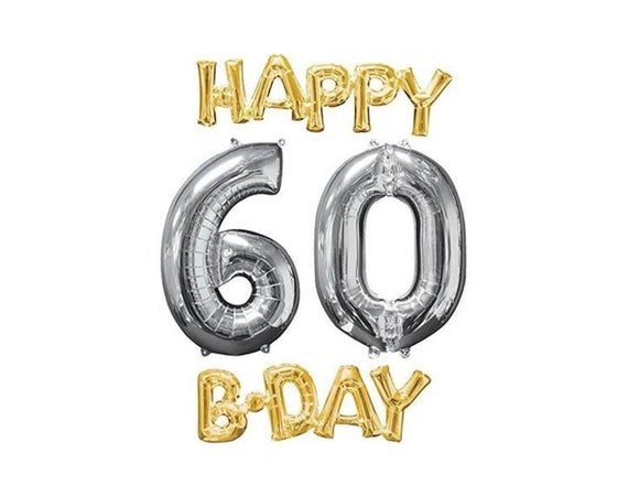60th Bday Airfilled Decoration