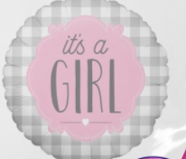GIRL BUFFALO PLAID FOIL