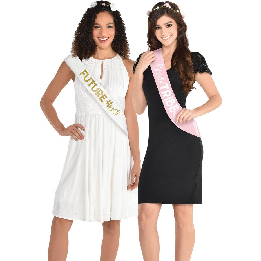 Bachelorette Sash Set (1 Future Mrs Sash 7 Bride Tribe Sash)