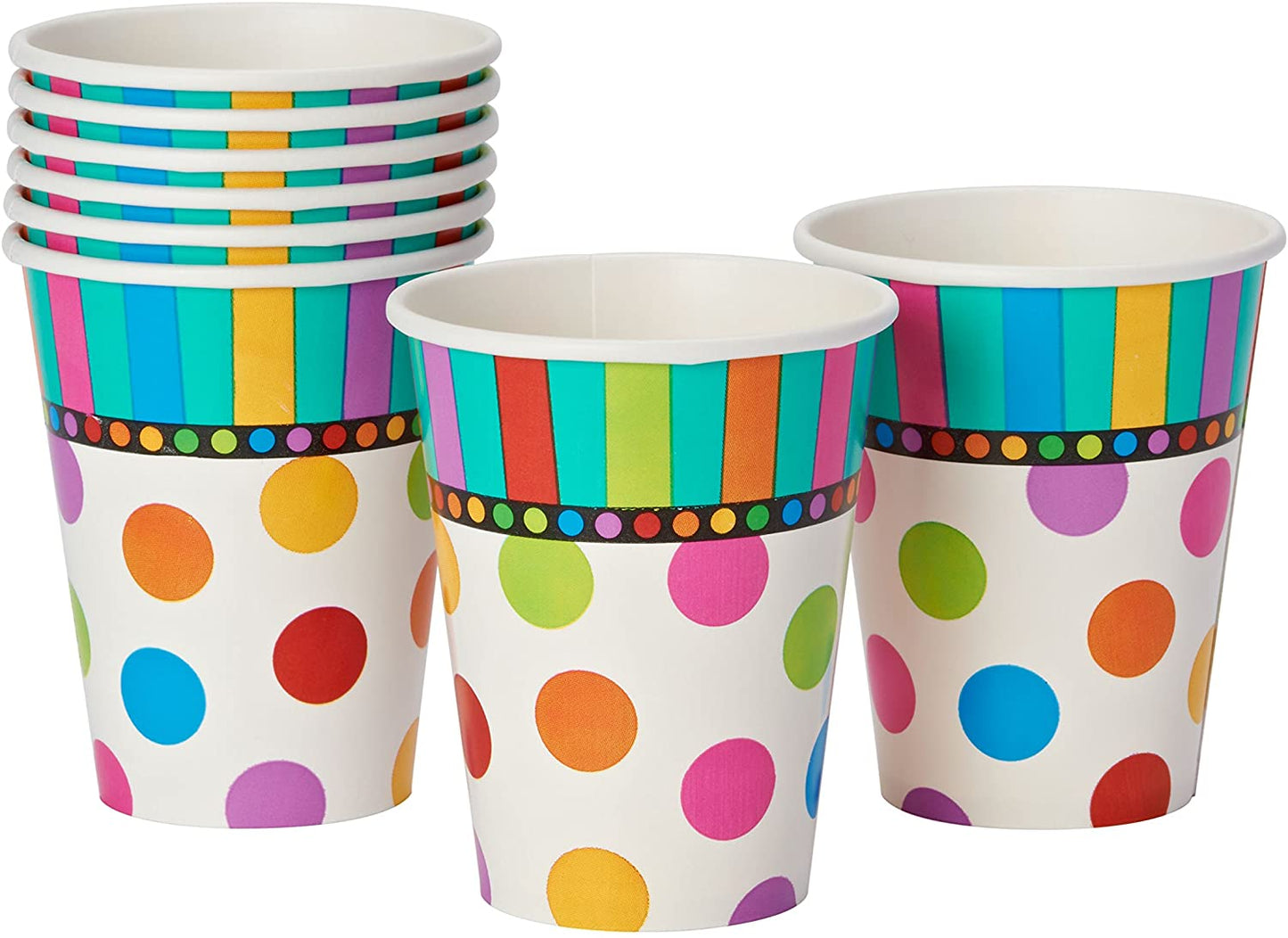 DOTS & STRIPES PAPER CUPS