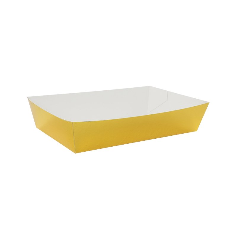 FS LUNCH TRAY METALLIC GOLD 10PK