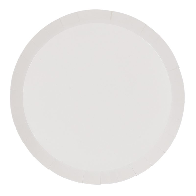 FS WHITE PAPER BANQUET PLATE 10.5" (PACK OF 10)