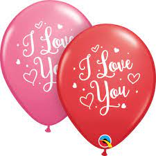 I Love You 11" Latex (5pack)