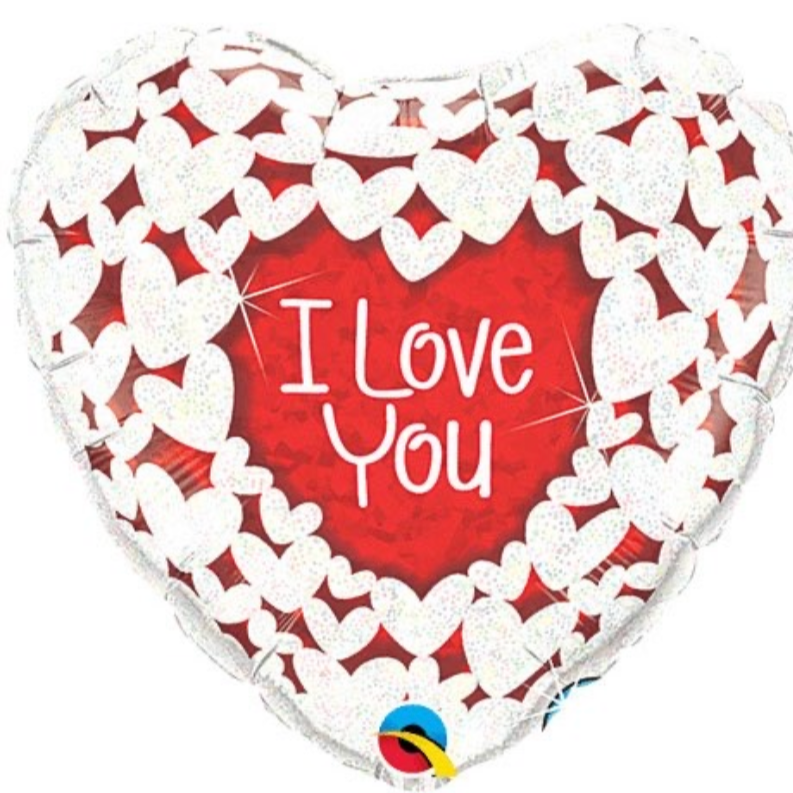 “I love you” heart standard foil