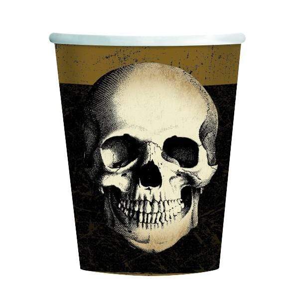 Halloween Boneyard paper cups